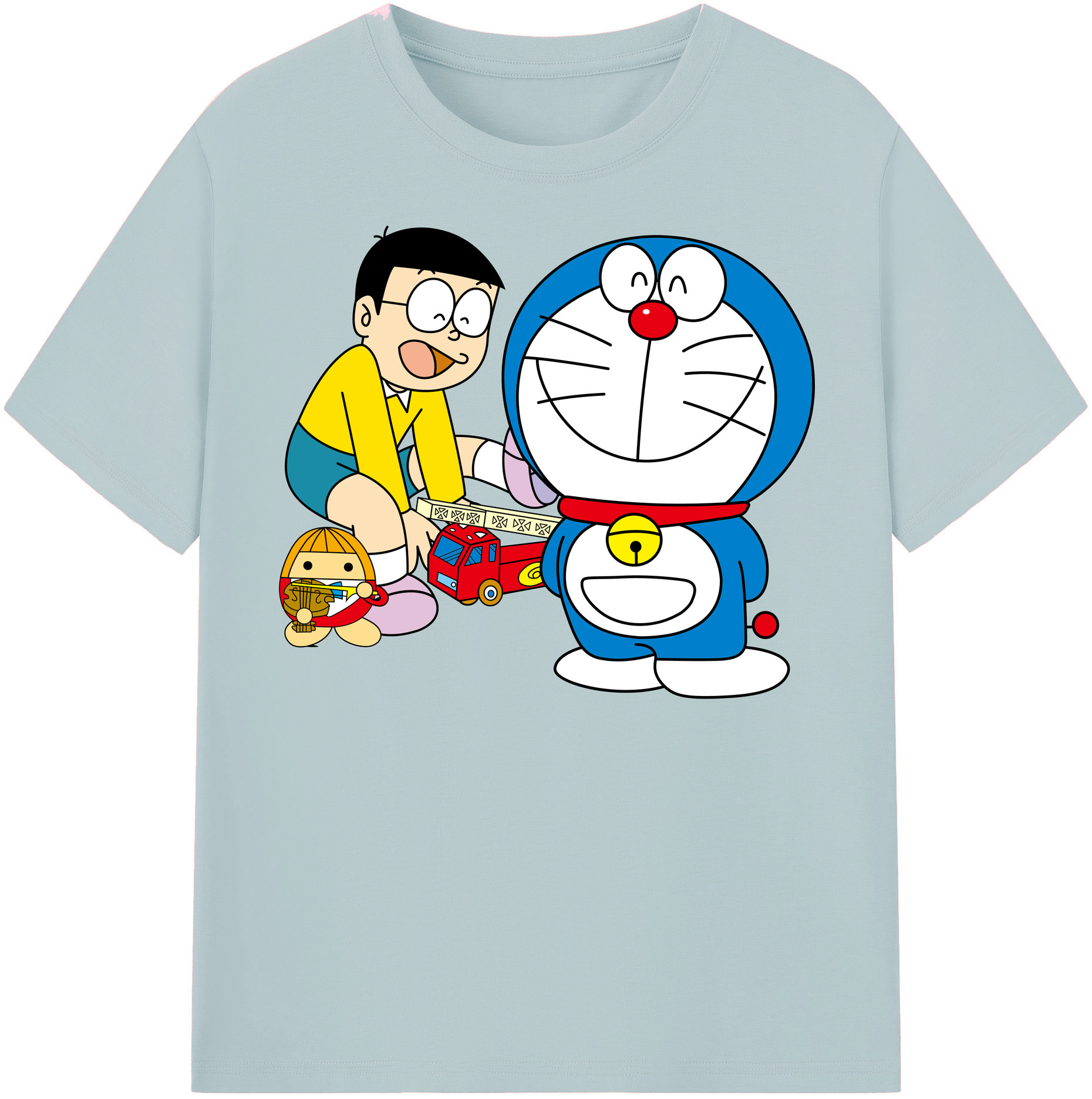 （画像用） ドラえもん Doraemon 綿100％半袖Tシャツ（フロントプリント）